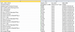 Excel Export from Template